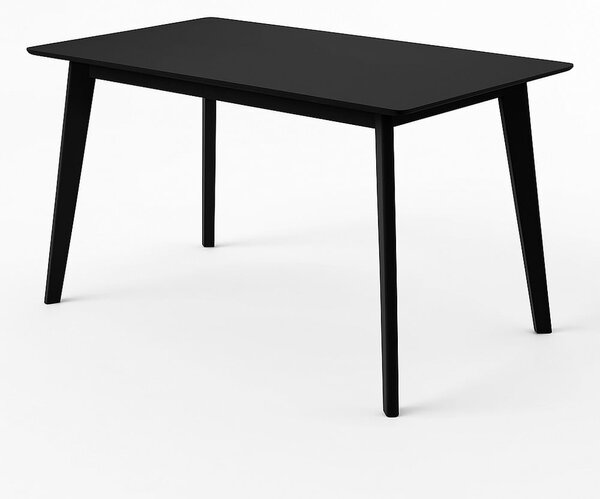 Tavolo da pranzo con piano nero 70x120 cm Vojens – Bonami Essentials
