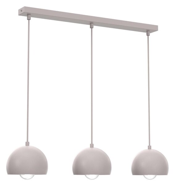 Lampada a sospensione con cavo SOOL 3xE27/15W/230V crema