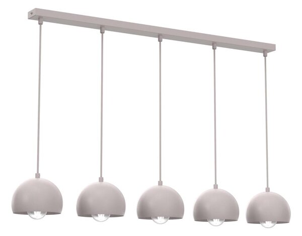 Lampada a sospensione con cavo SOOL 5xE27/15W/230V, crema