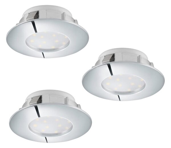 Eglo 95808 - Set da 3 faretti LED da incasso PINEDA LED/6W/230V
