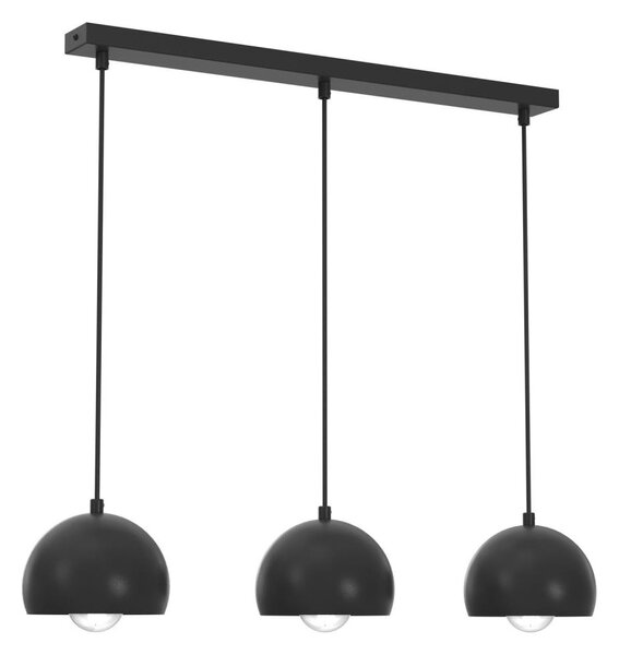Lampadario su cavo SOOL 3xE27/15W/230V nero