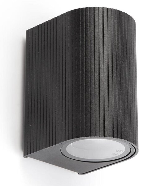 FARO 70322 - Applique da esterno ESTELA 1xGU10/5W/230V IP65 nero