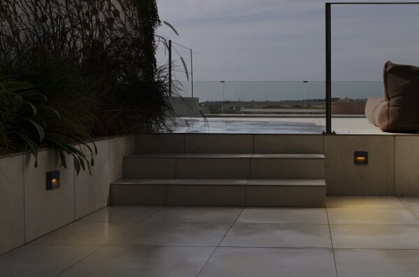 FARO 71963 - Lampada LED per scale DUNE LED/3W/230V 2200/2700/3200/4000K IP65 antracite