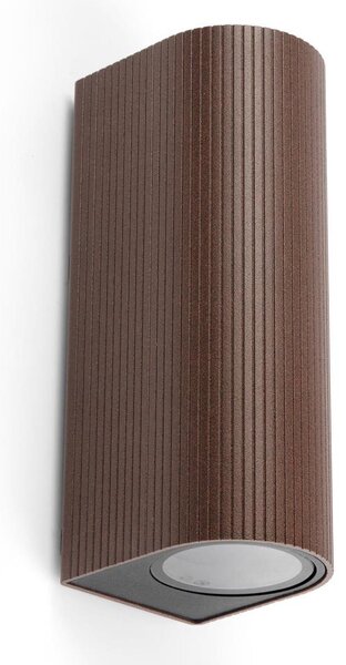 FARO 70329 - Applique da esterno ESTELA 2xGU10/5W/230V IP65 marrone