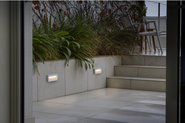 FARO 71967 - Lampada LED per scale DUNE LED/6W/230V 2200/2700/3200/4000K IP65 bianco