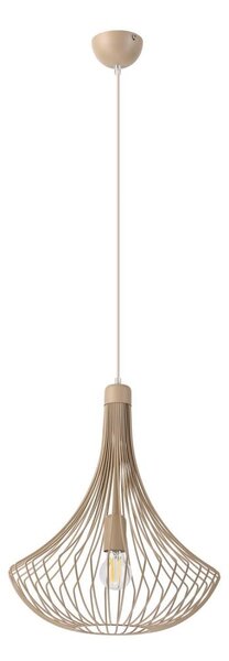 Lampadario sospeso su cavo BALERINA 1xE27/15W/230V beige