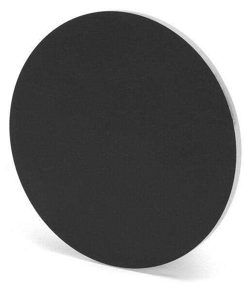 Applique Led da parete Plat 12W rotondo Nero IP20 Bianco caldo 3000K Aigostar