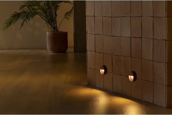 FARO 71962 - Lampada LED per scale DUNE/3W/230V 2200/2700/3200/4000K IP65 marrone
