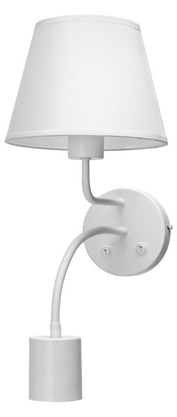 Applique da parete UaD Bianco IP20 1 x GU10 1 x E27 Aigostar