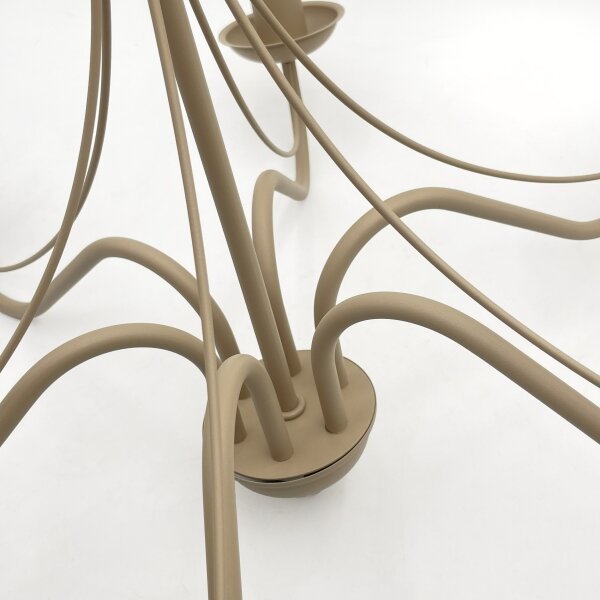 Lampadario a catena ANTON 6xE14/60W/230V beige