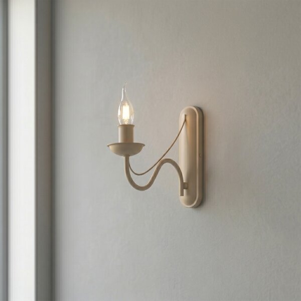 Lampada da parete ANTON 1xE14/60W/230V beige