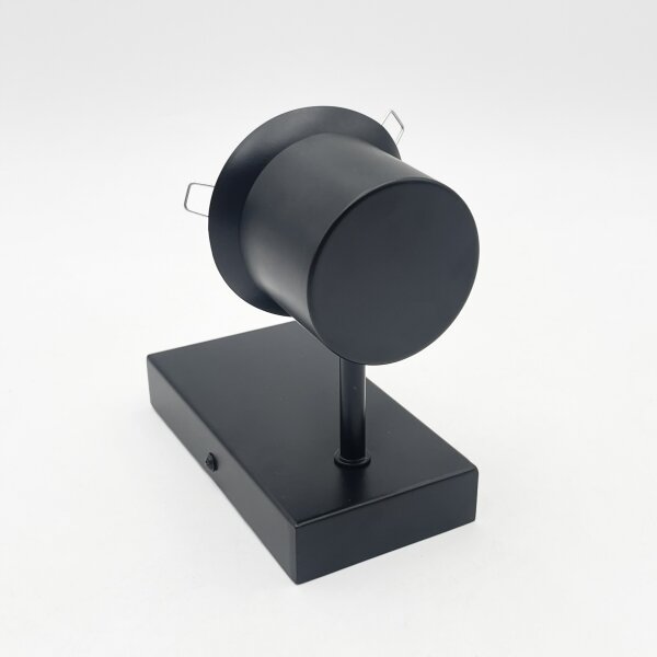 Lampada da parete SFERIO 1xE14/5W/230V nero/nero fumé