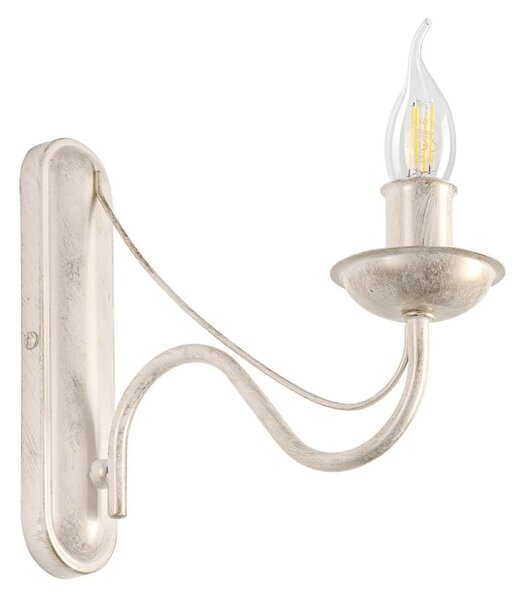 Lampada da parete ANTON 1xE14/60W/230V bianca patinata