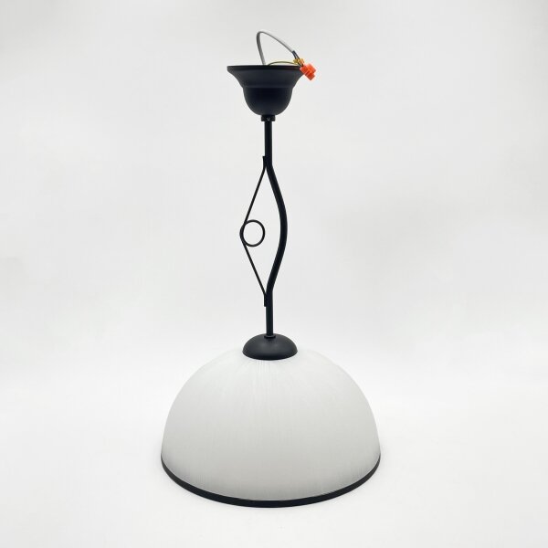 Lampadario a stelo RETRO 1xE27/60W/230V nero/bianco