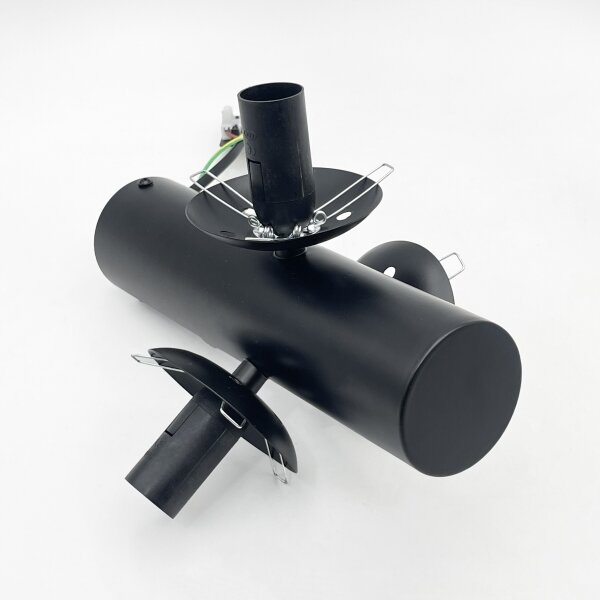 Plafoniera SFERIO 3xE14/5W/230V nero/nero fumé