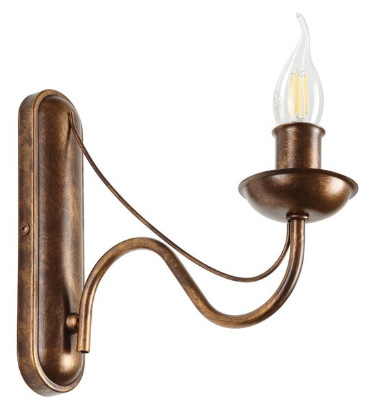 Lampada da parete ANTON 1xE14/60W/230V bronzo