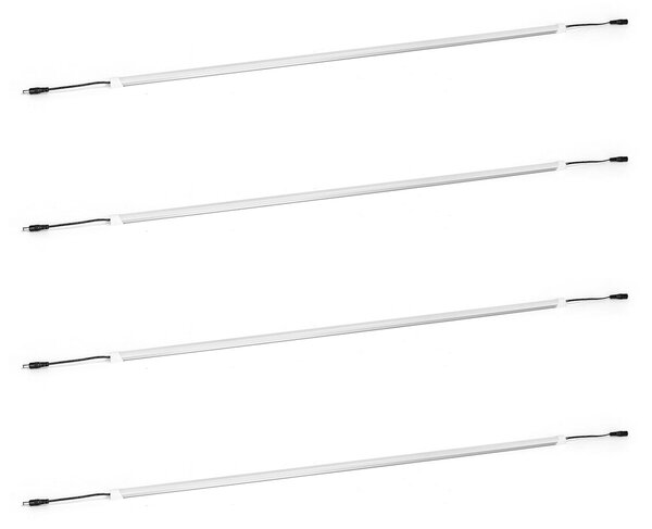Barra Led 24W da 60cm prolungabile Bianco freddo 6500K confezione 4pz Aigostar