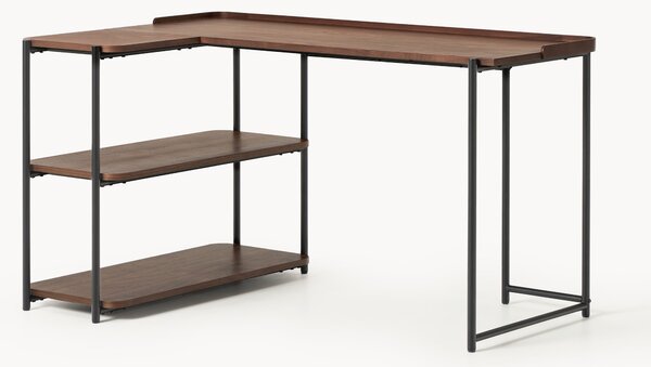 Scrivania angolare in legno Renee