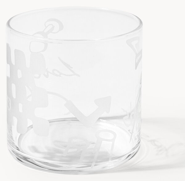 Westwing Crosby Studios, set da 2 bicchieri fatti a mano Cristal