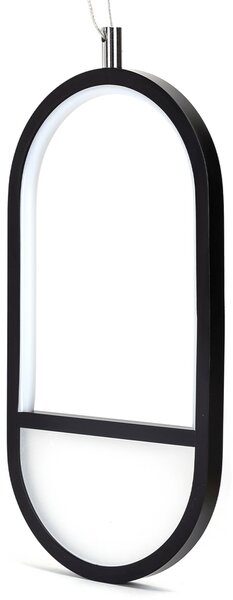 Lampadario Led da soffitto Slit Nero 13,5W Bianco caldo 2700K Aigostar