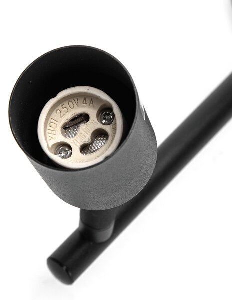 Lampadario da soffitto Town Nero 4 Faretti GU10 Orientabili Aigostar