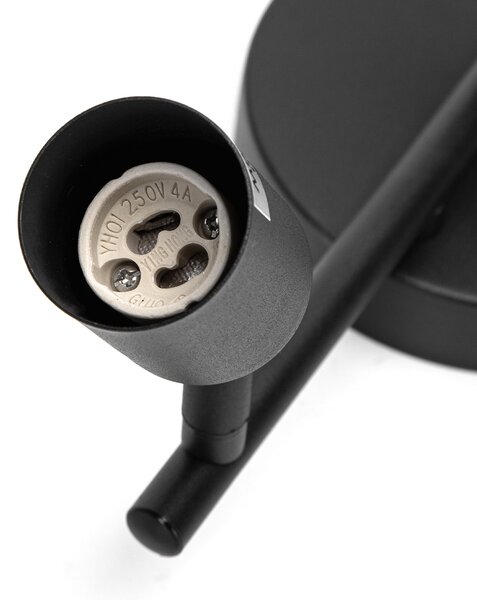 Lampadario da soffitto Town Nero 3 Faretti GU10 Orientabili Aigostar