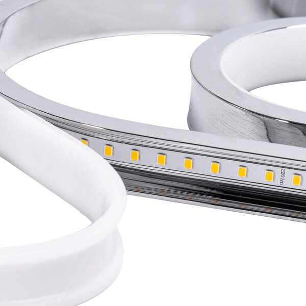 Lampadario Led da soffitto Clip Nero 35W Bianco freddo 6500K Aigostar