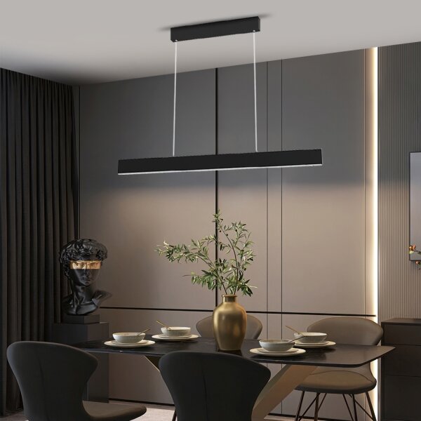 Immax NEO 07076L - Lampadario LED dimmerabile nero LISTON LED/18W/230V + DO