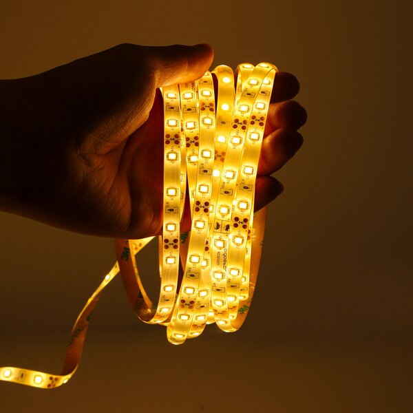 Striscia Led 12V 20W SMD 2835-60 5 metri IP65 Bianco caldo 3000K Aigostar