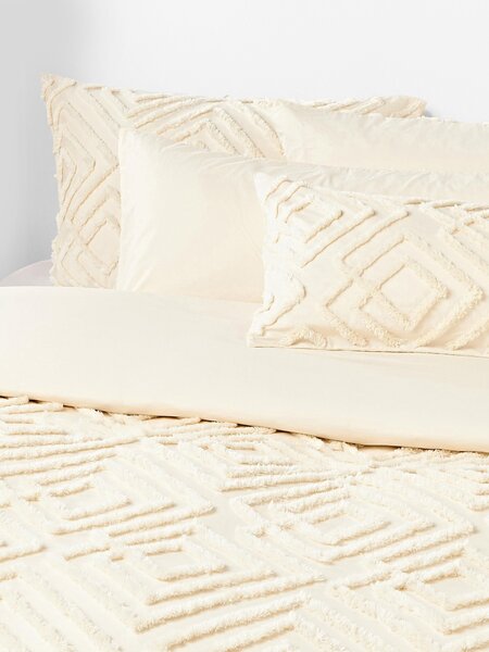 Copripiumino in cotone percalle con design trapuntato Phil