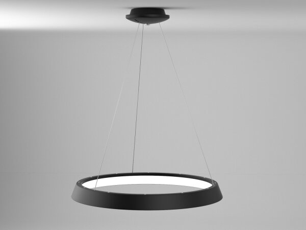 Immax NEO - Lampadario LED dimmerabile a sospensione con filo LIMITADO LED/39W/230V 60 cm nero