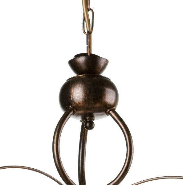 Lampadario a sospensione con catena RETRO II 3xE27/60W/230V
