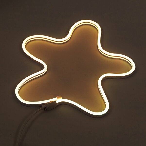 Striscia Led flessibile Neon Flex modellabile 5V 4,9W 1 metro IP65 Bianco caldo 3000K Aigostar