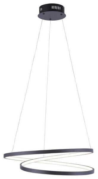 Paul Neuhaus 2472-18 - Lampadario LED dimmerabile su filo ROMAN LED/30W/230V nero