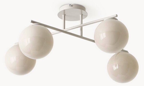Lampada da soffitto in vetro opale Atlanta