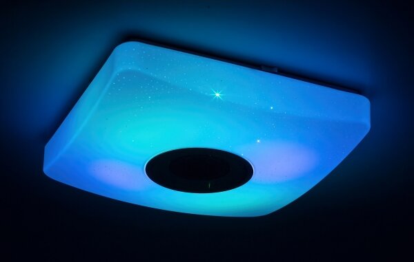Rabalux - Plafoniera LED RGB dimmerabile con altoparlante LED/18W/230V + telecomando