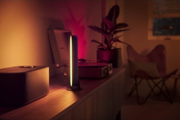 Philips - SET 2x Lampada da tavolo dimmerabile LED RGB Hue AMBIANCE LED/6W/230V