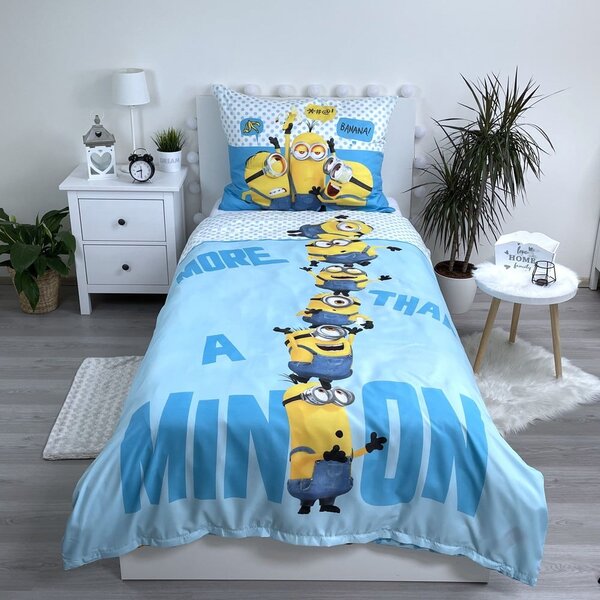 Biancheria da letto singola per bambini in microfibra 140x200 cm Minions 2 - Jerry Fabrics