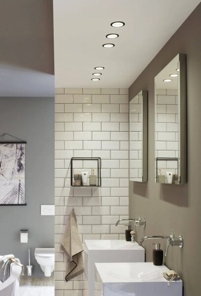 Paulmann 93408 - SET 3xLED/6,5W IP44 Faretto bagno dimmerabile COLE 230V