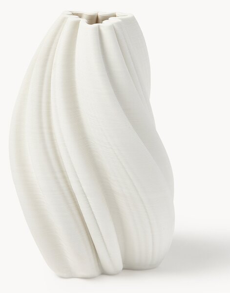 Vaso in porcellana stampato in 3D Melody, alt. 18 cm