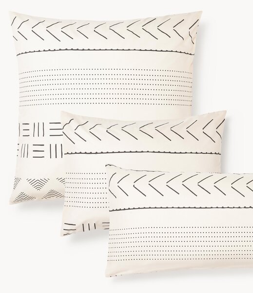 Federa in cotone percalle con motivo boho Kohana