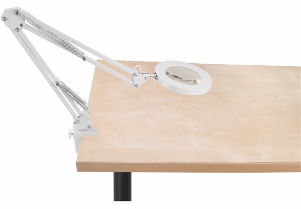Extol - Lampada da tavolo LED dimmerabile con una lente d'ingrandimento LED/8W/5V 2900/4500/7500K bianco