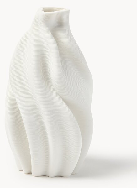 Vaso in porcellana stampato in 3D Lyria, alt. 18 cm