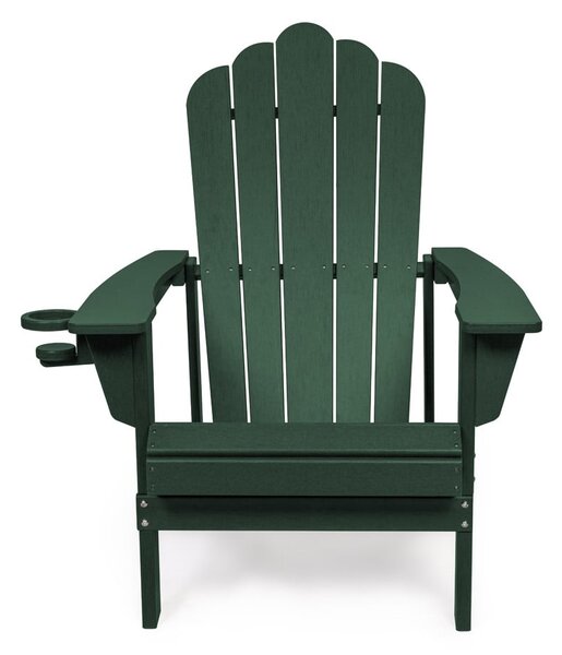 Sedia da giardino in plastica verde Adirondack – Bonami Selection