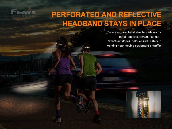 Fenix HM50RV20-Lampada frontale LED ricaricabile 3xLED/USB/1xCR123A IP68 700 lucente 120 h 700 mAh