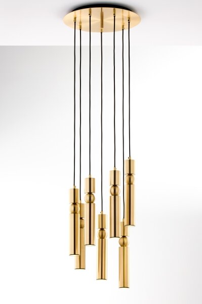 Jupiter 2021 - Lampadario a sospensione con filo ALAS 7xGU10/10W/230V oro