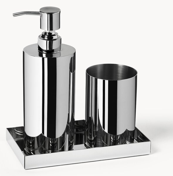 Set di 3 accessori da bagno in metallo Halston