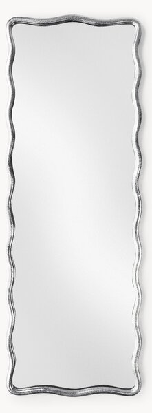 Specchio a figura intera con cornice ondulata in metallo Reggie