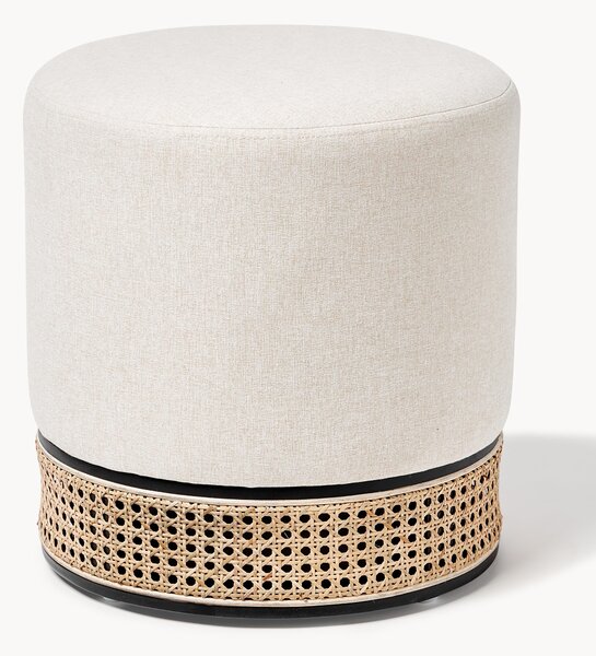 Pouf imbottito con intreccio viennese Mara