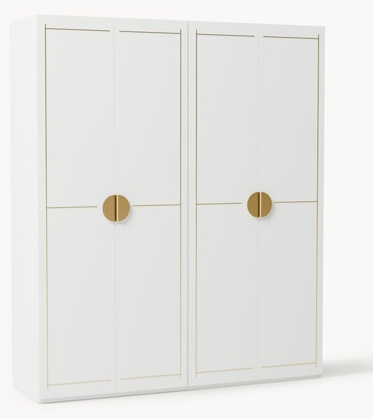 Armadio componibile ad ante battenti Denise, larg. 200 cm, varie opzioni
